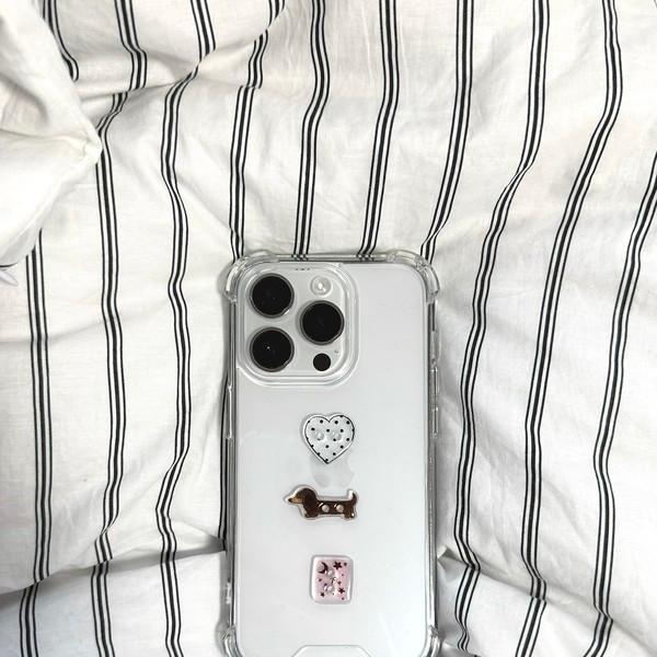 "own button" resin case