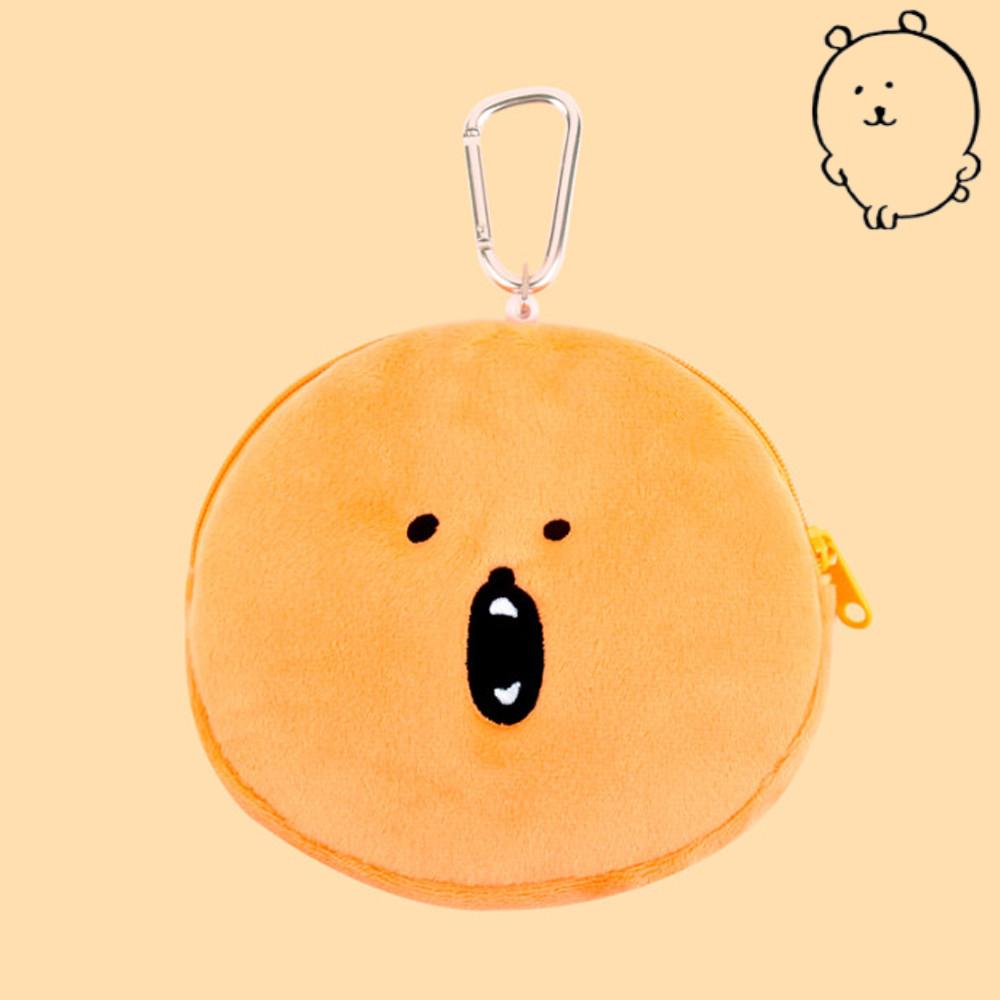 담곰이 얼굴 파우치 - 두더지 고로케 14cm 동전지갑