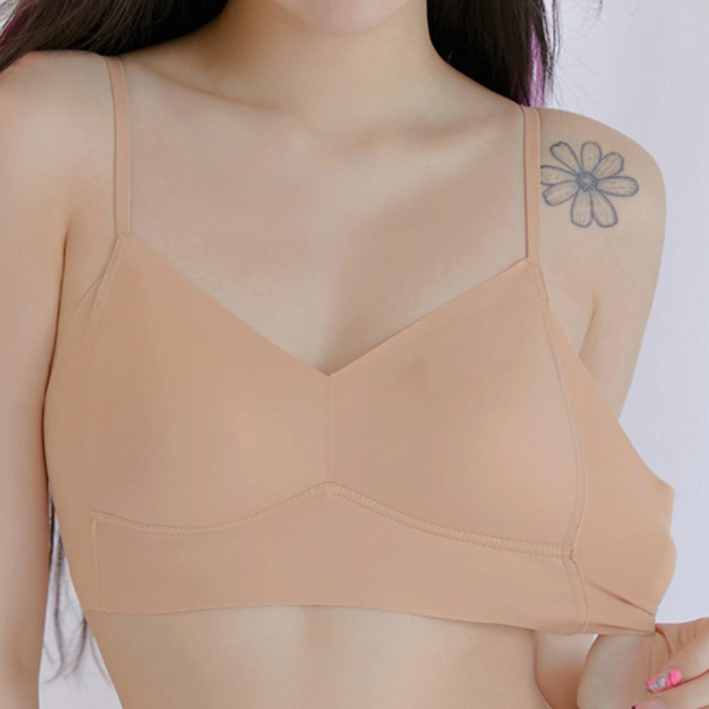 데일리 깃털 느낌 편안한 브라렛