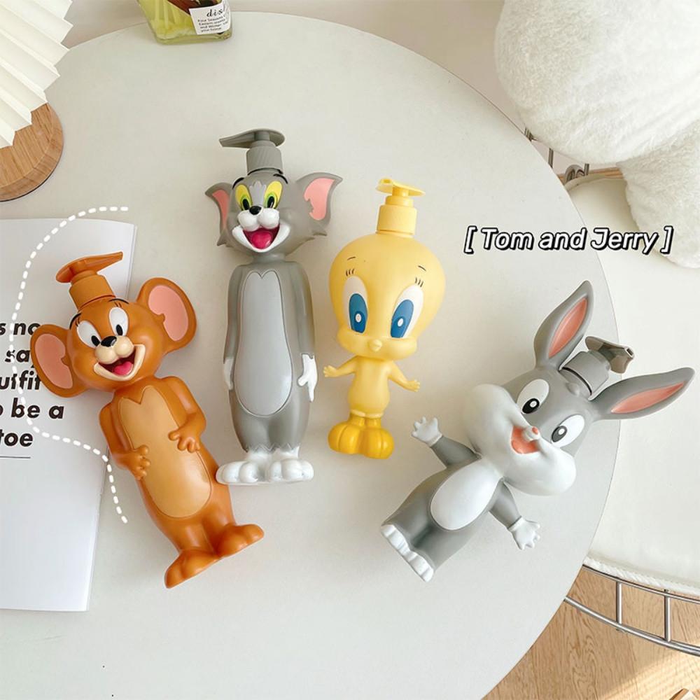 톰과제리 피규어 욕실 주방 세제 펌프 귀여운 만화 캐릭터 디스펜서 샴푸통