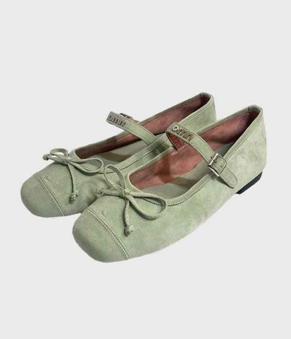 omn flat shoes [pistachio]