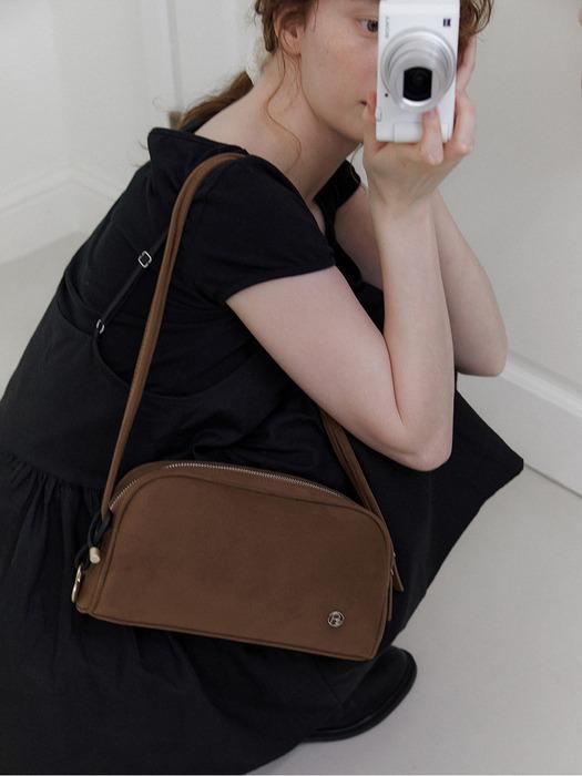 baguette bag (suede brown)