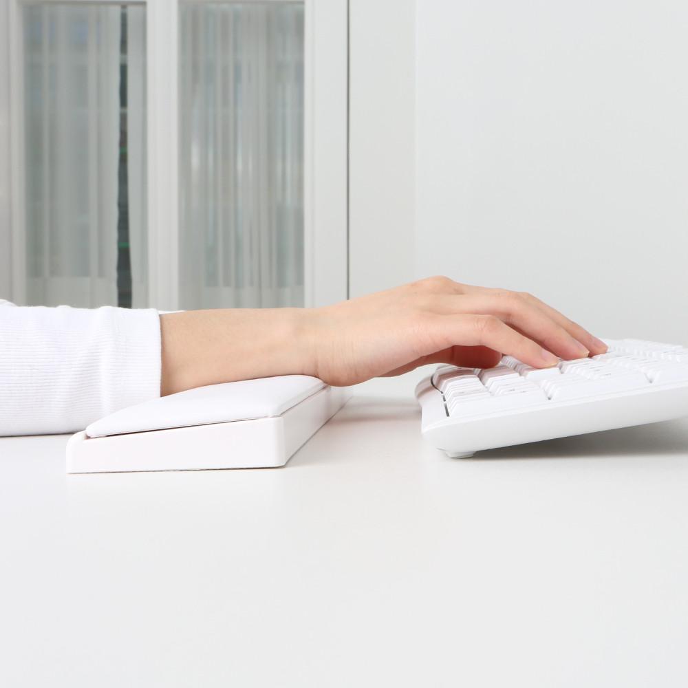 모락 모쿠 수납형 키보드 손목 받침대 팜레스트 보호대 패드 쿠션