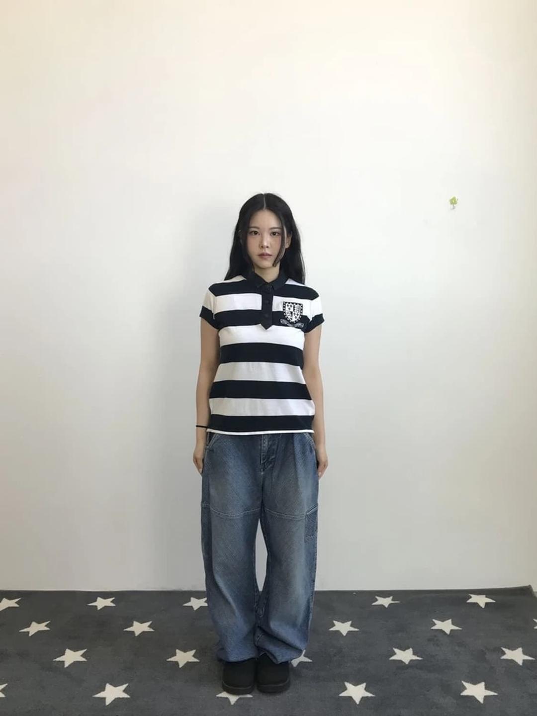 Polo Jeans Company Stripe Polo Shirt | 후루츠패밀리
