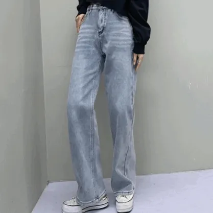 핏예술 연청 와이드 융기모 팬츠