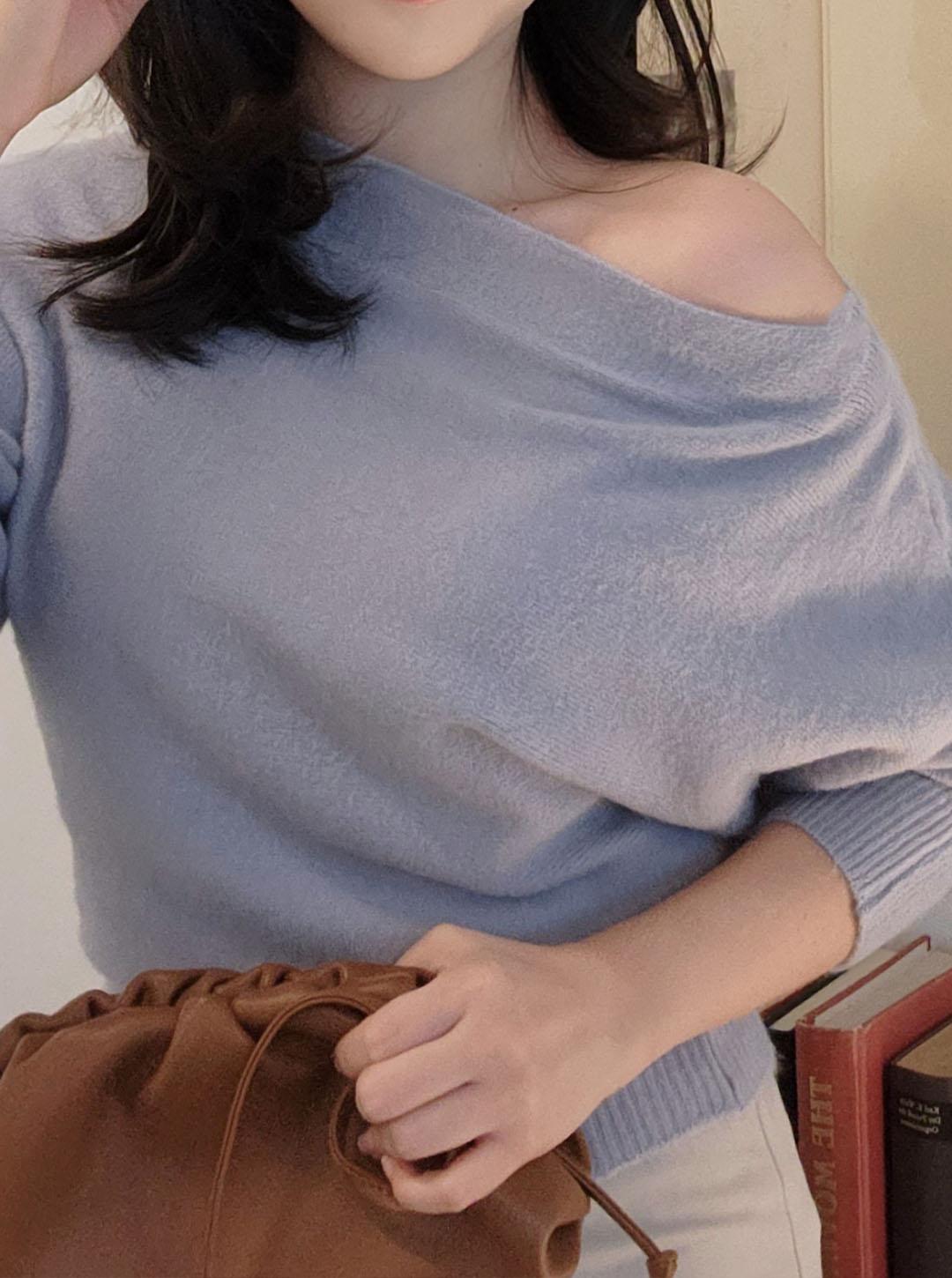 오를비 캔디보트넥니트