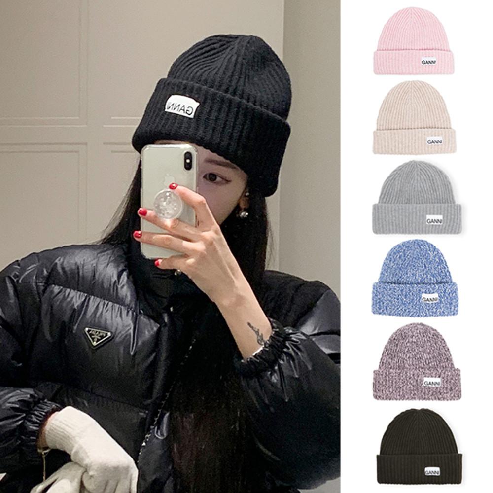 [당일발송]가니 비니 울 모자 겨울 여자