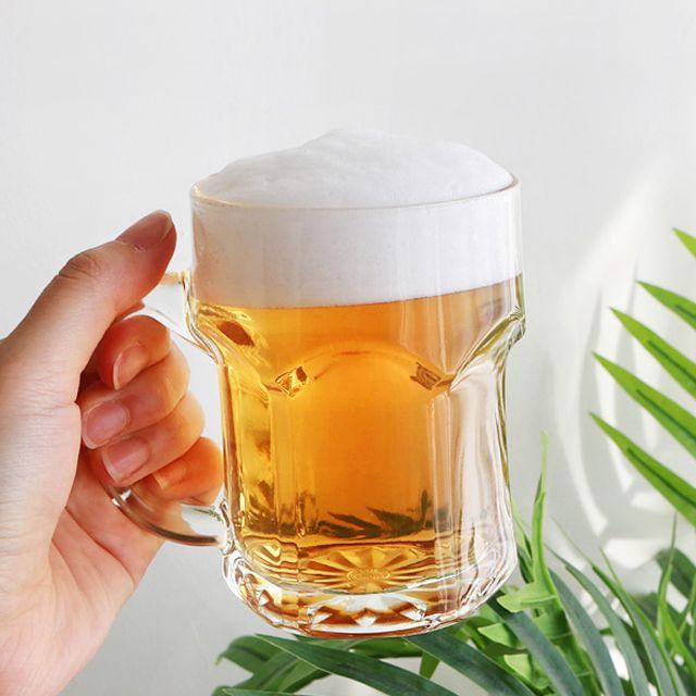 귀여운 홈카페 맥주잔 350ml