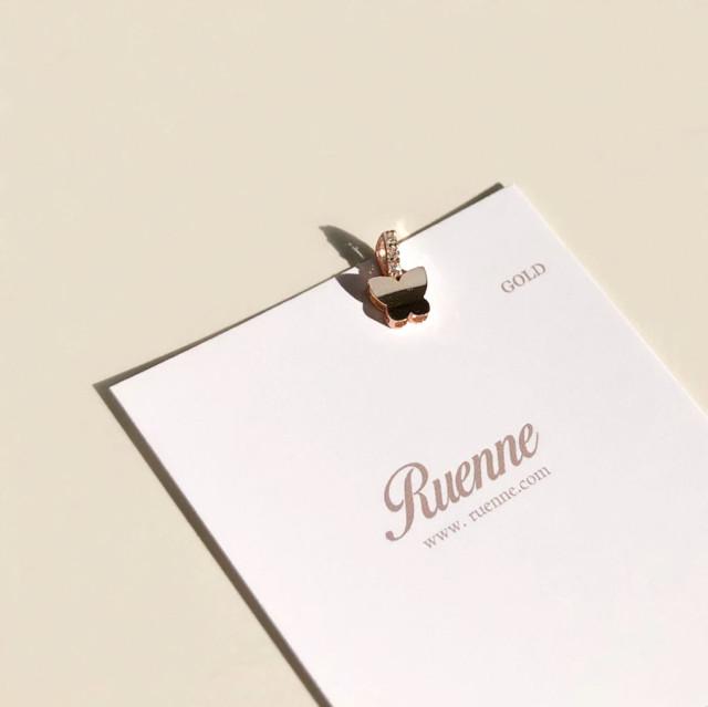 루엔느 14k 골드 크리스탈 나비  팬던트/기념일 생일 이벤트 선물