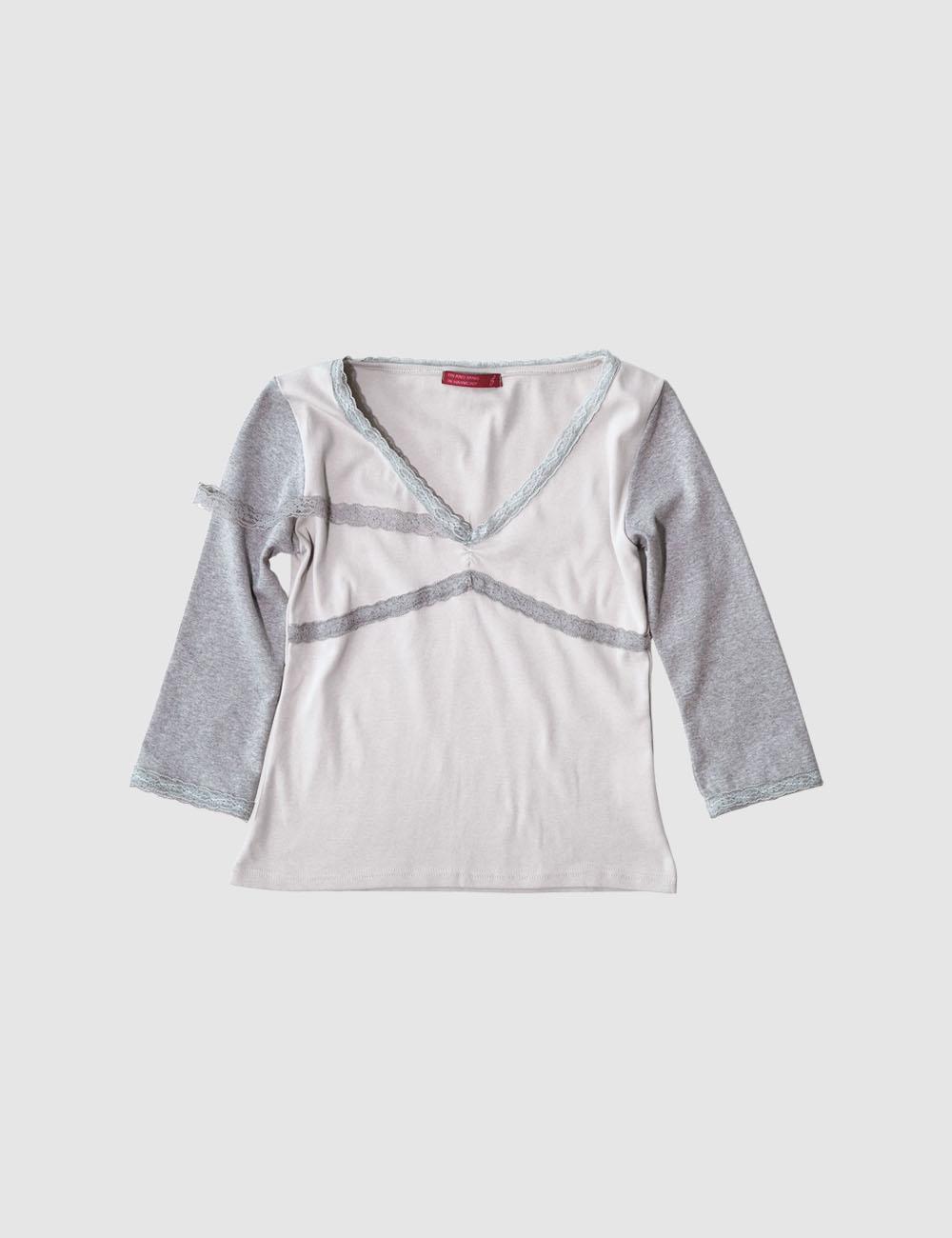 [5차 리오더] Lace top, grey