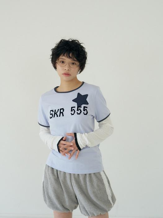 SKR 555 LAYERED TOP (BLUE)