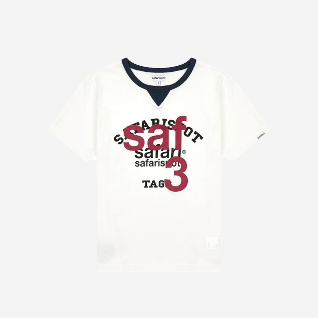 [예약 배송] Safarispot Roux Base School Club Tee White