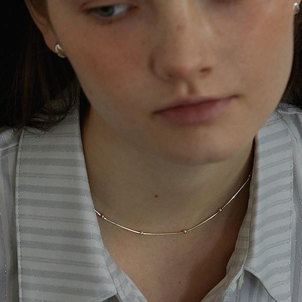 [silver 925] Tiny Ball Necklace