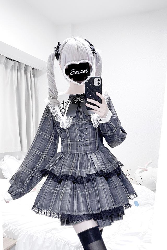 【MA*RS】【２点SET】クロス刺繍３段フリルセットアップ - グレー size-F-Ma*rs WebStore by LiLimPark