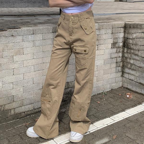 리즈비커밍 타피 카고 부츠컷 코튼PT