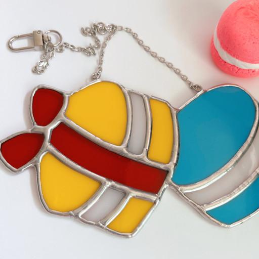 [B급할인] 스테인드글라스 마카롱 썬캐쳐