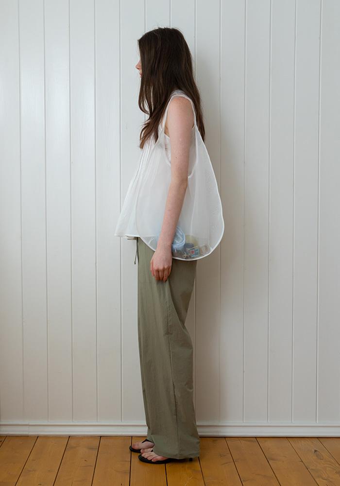 Organza hobo Bag (Ivory)