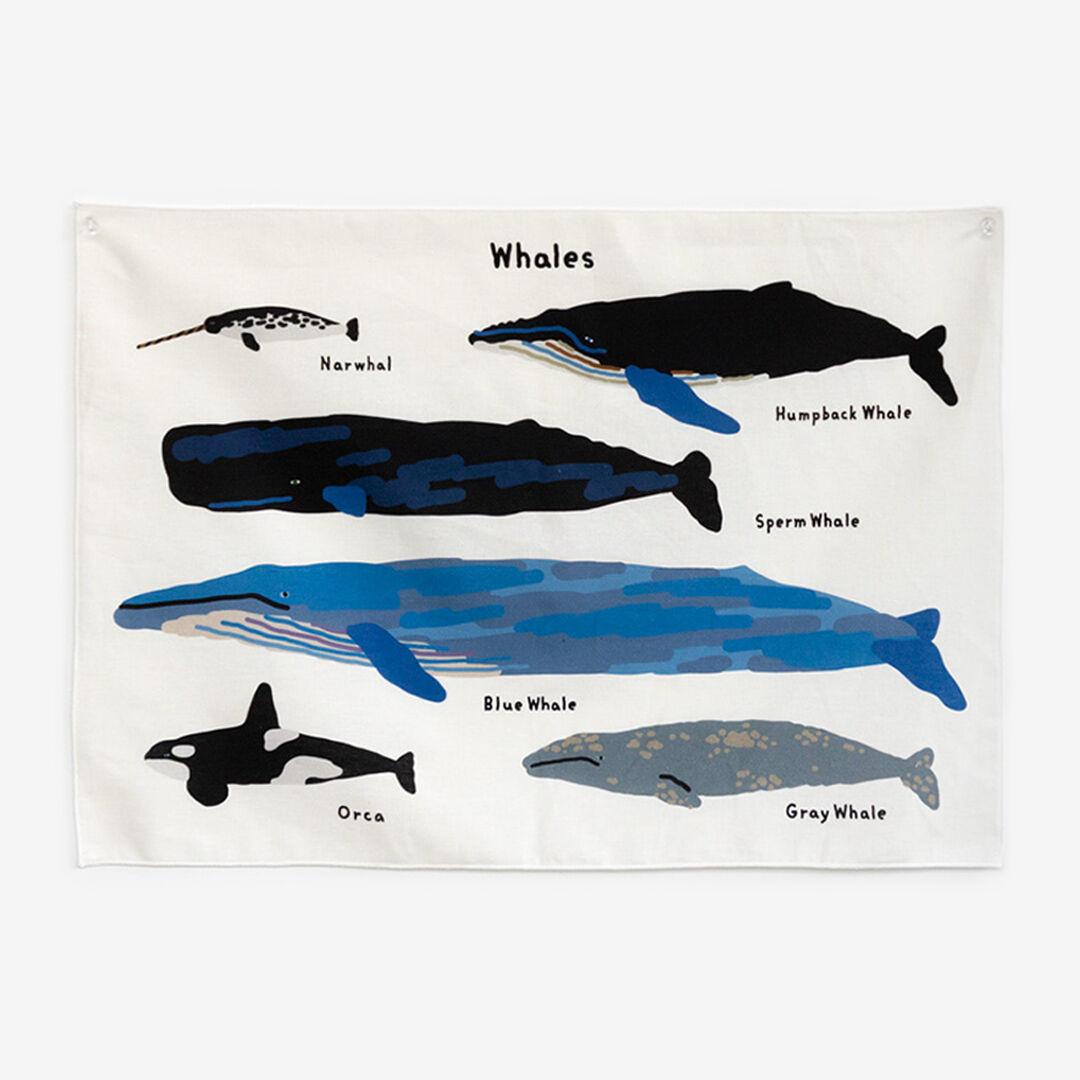 WHALES FABRIC