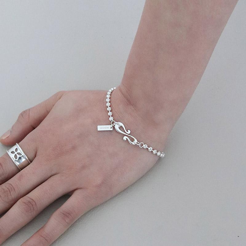 Wave ball bracelet