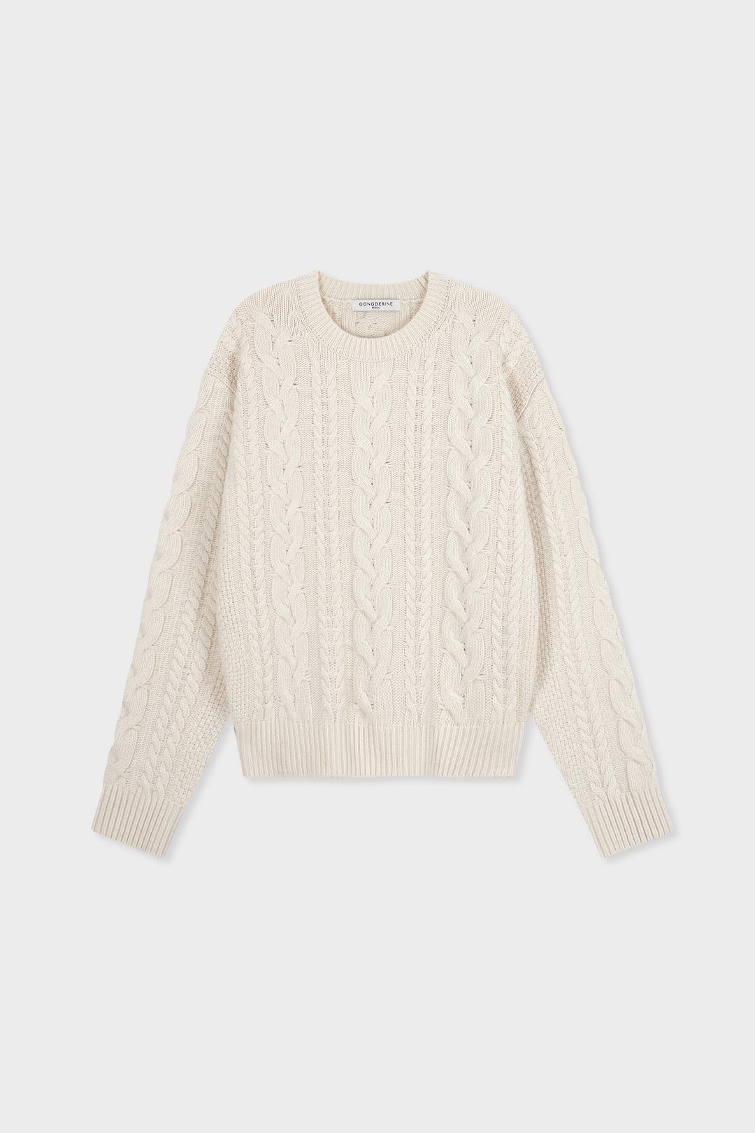 [2nd] [early autumn] spencer cable wool knit (4color)
