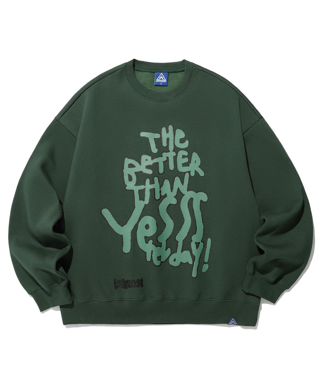 SCRIBBLE BTY SWEATSHIRTS_DEEP GREEN