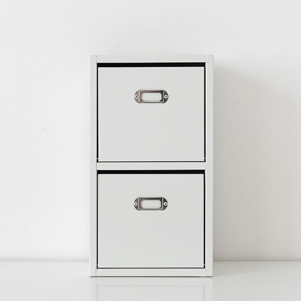 BALJAN 미니수납장 2단 화이트 