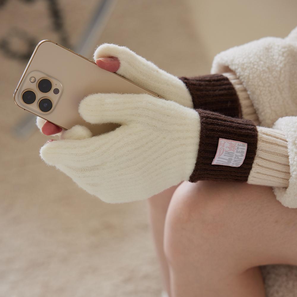 [29CM ONLY] Two Tone Gloves (6 Colors)