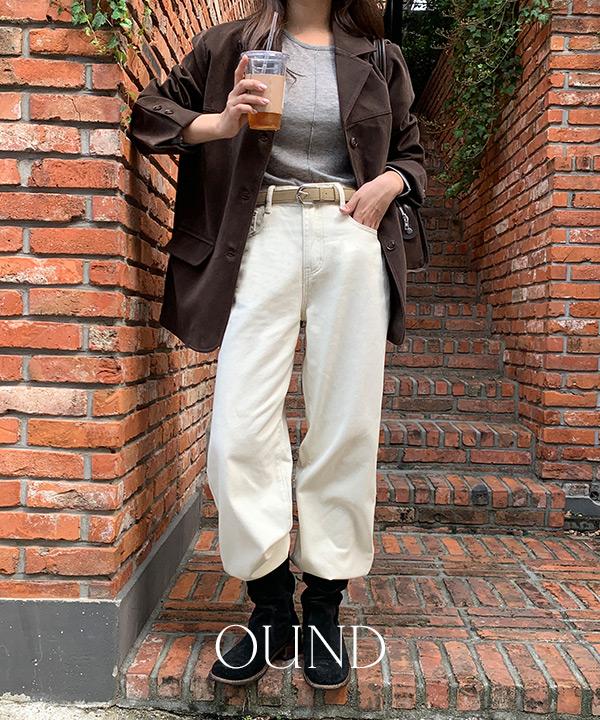 모어라운드 [단독] 🎬 [컬러추가🌼] [made/4size] 폴린 베이직 세미 와이드 코튼 팬츠 -8color (S-XL/가을팬츠/와이드팬츠/세미와이드팬츠/코튼팬츠/가을면바지/간절기템)