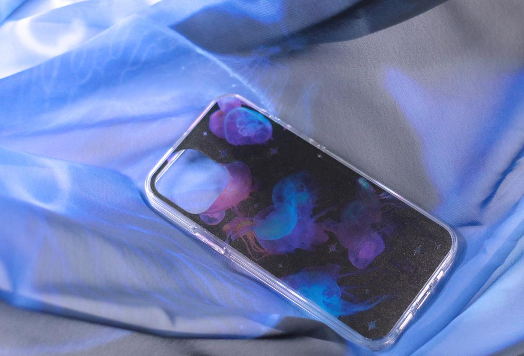 네온 해파리 폰 케이스