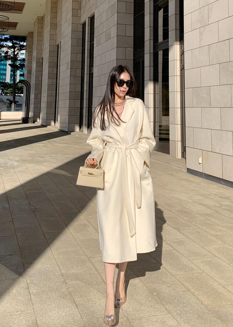 [수입 premium] M 라브 캐시미어 울 럭셔리 지블링 롱 코트