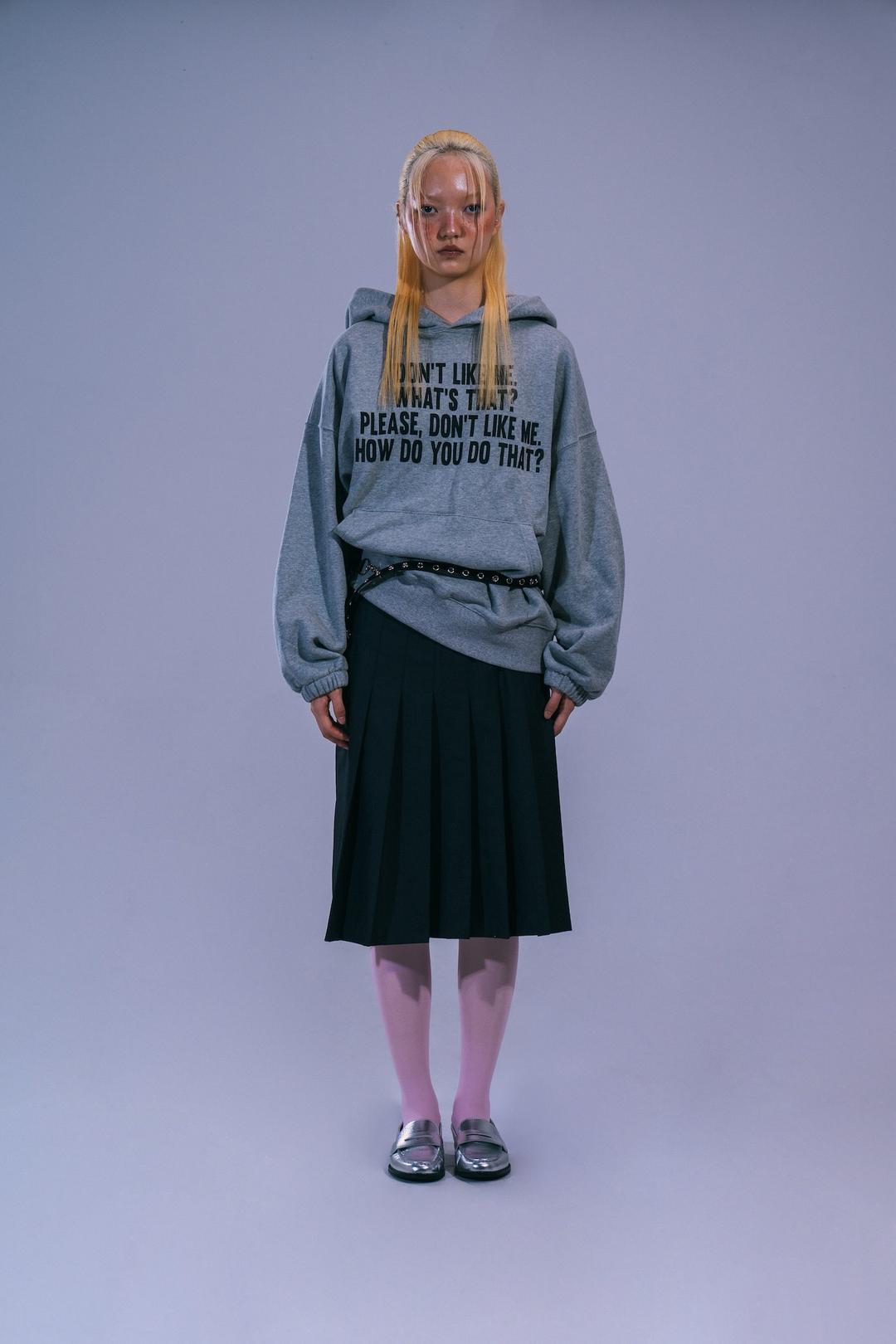 LETTERING HOOD (GRAY)