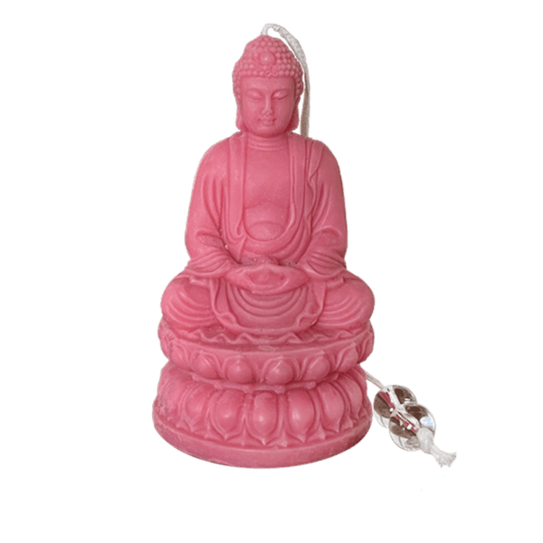 (HYOBAEK) Buddha Candle Pink