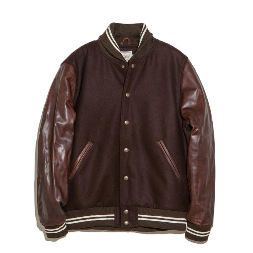 Varsity Jacket - Brown / Antique Brandy