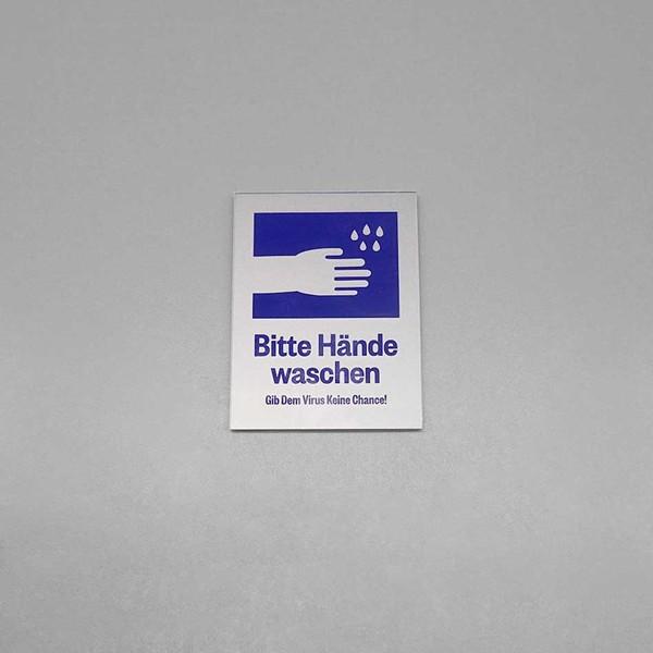 HAND WASH MAGNET SIGN_Japan