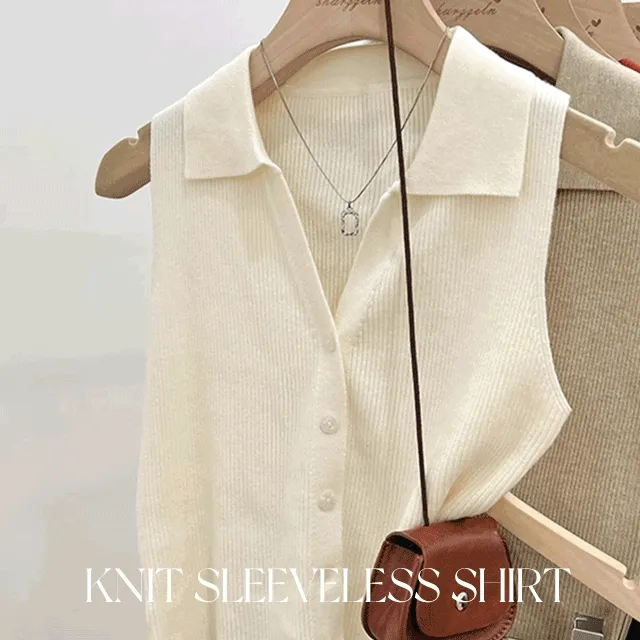 나타야- 골지카라나시/니트나시/여름니트/골지나시/비치룩/휴가/바캉스