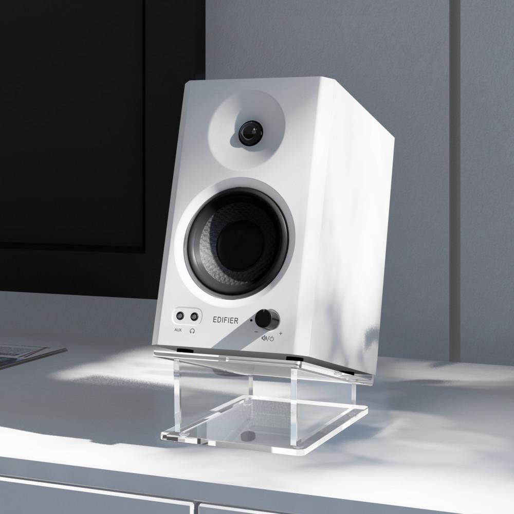 에디파이어 mr4 / 브리츠 BR-Monitor4 스피커 투명 아크릴 거치대 스탠드 받침대 아크릴소품 1세트