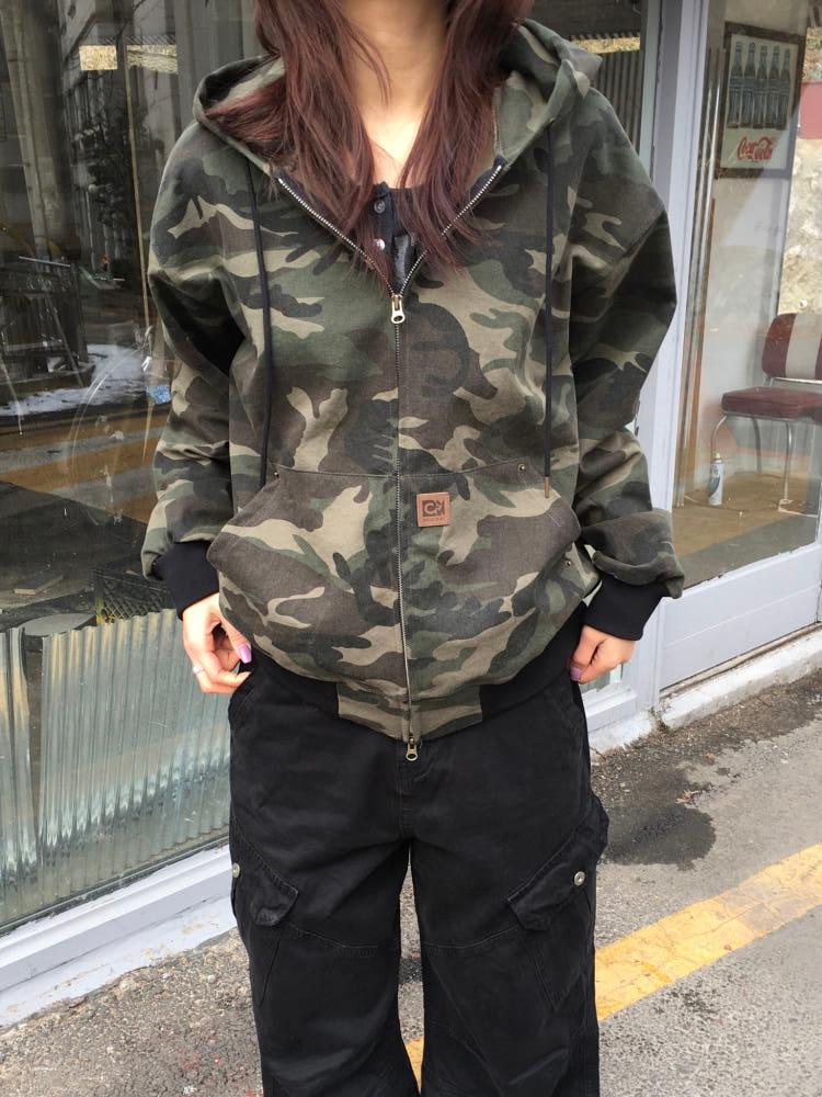 [MD 추천!] 카모 베로 후드 Zip-up (2 color)