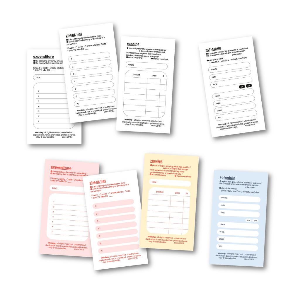 5090 memo-pad series