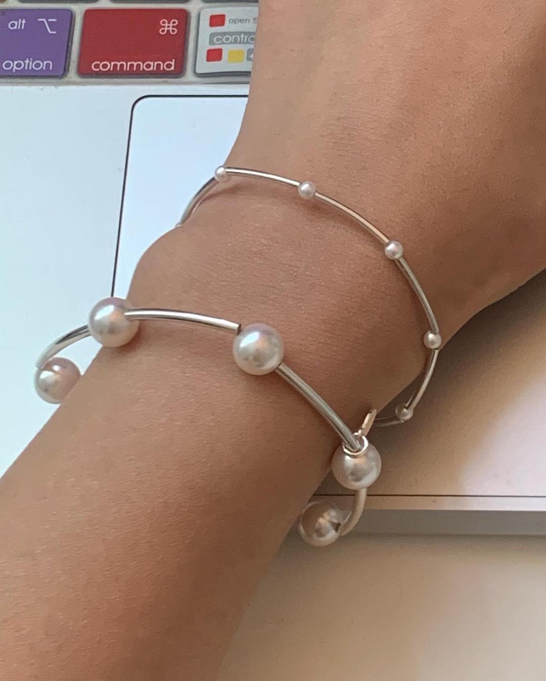 (silver925) Feminine pearl bracelet *2type