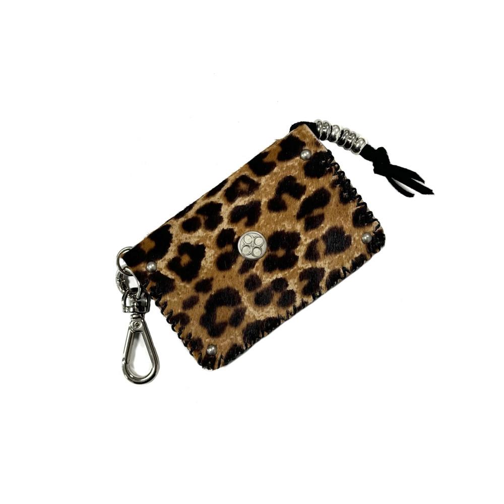 X 스터드카드지갑 (송치호피) -한정수량