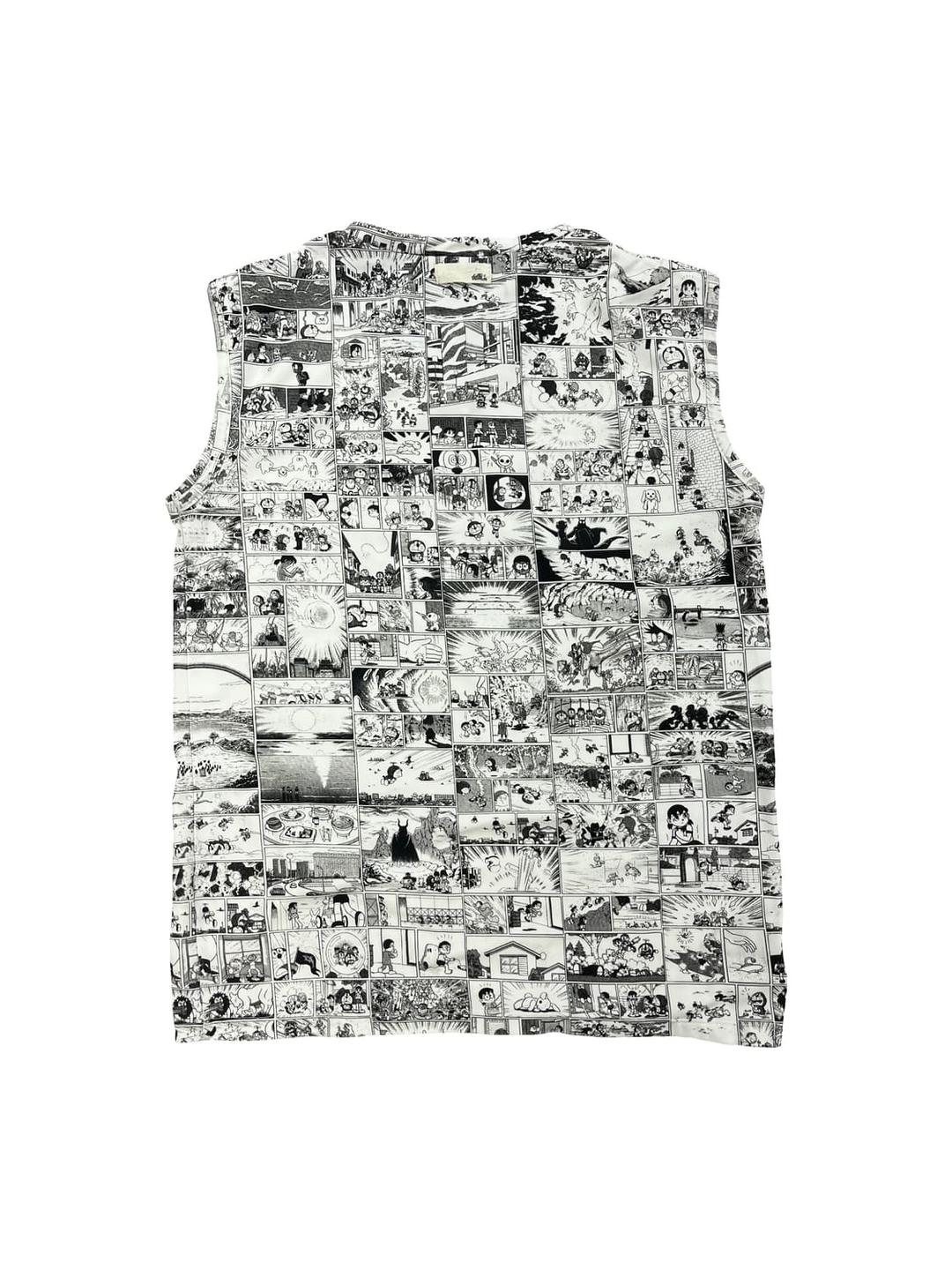 라드뮤지션 도라에몽 브이넥 슬리브리스 티셔츠 | 후루츠패밀리