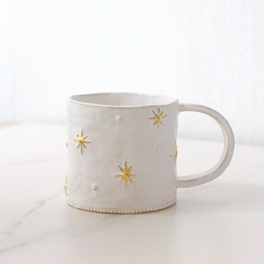 White winter_starry nught mug