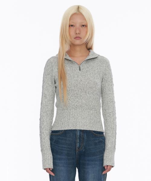 Brushed Cozy Knit Grey