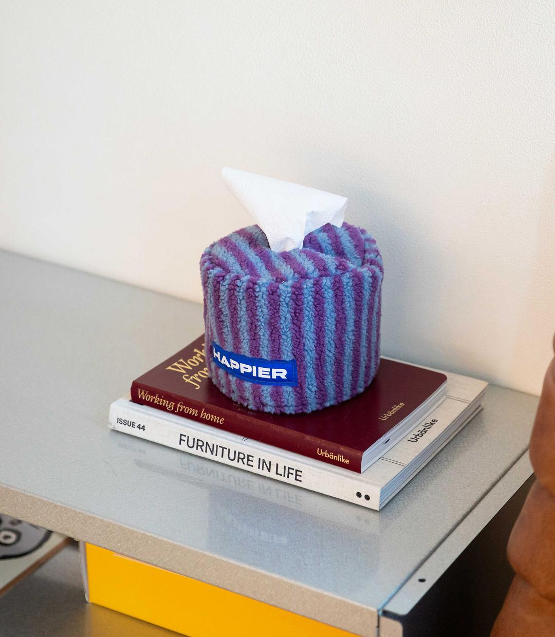 Happier label tissue cover_roll