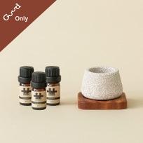 [GUUD ONLY] 라이즐 규조토팟 사각 마호가니 트리플 세트