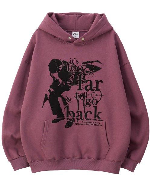 낫띵이즈베럴댄미(NOTHINGISBETTERTHANME)  VINTAGE ARTWORK HOODIE_purple - 사이즈 & 후기 | 무신사