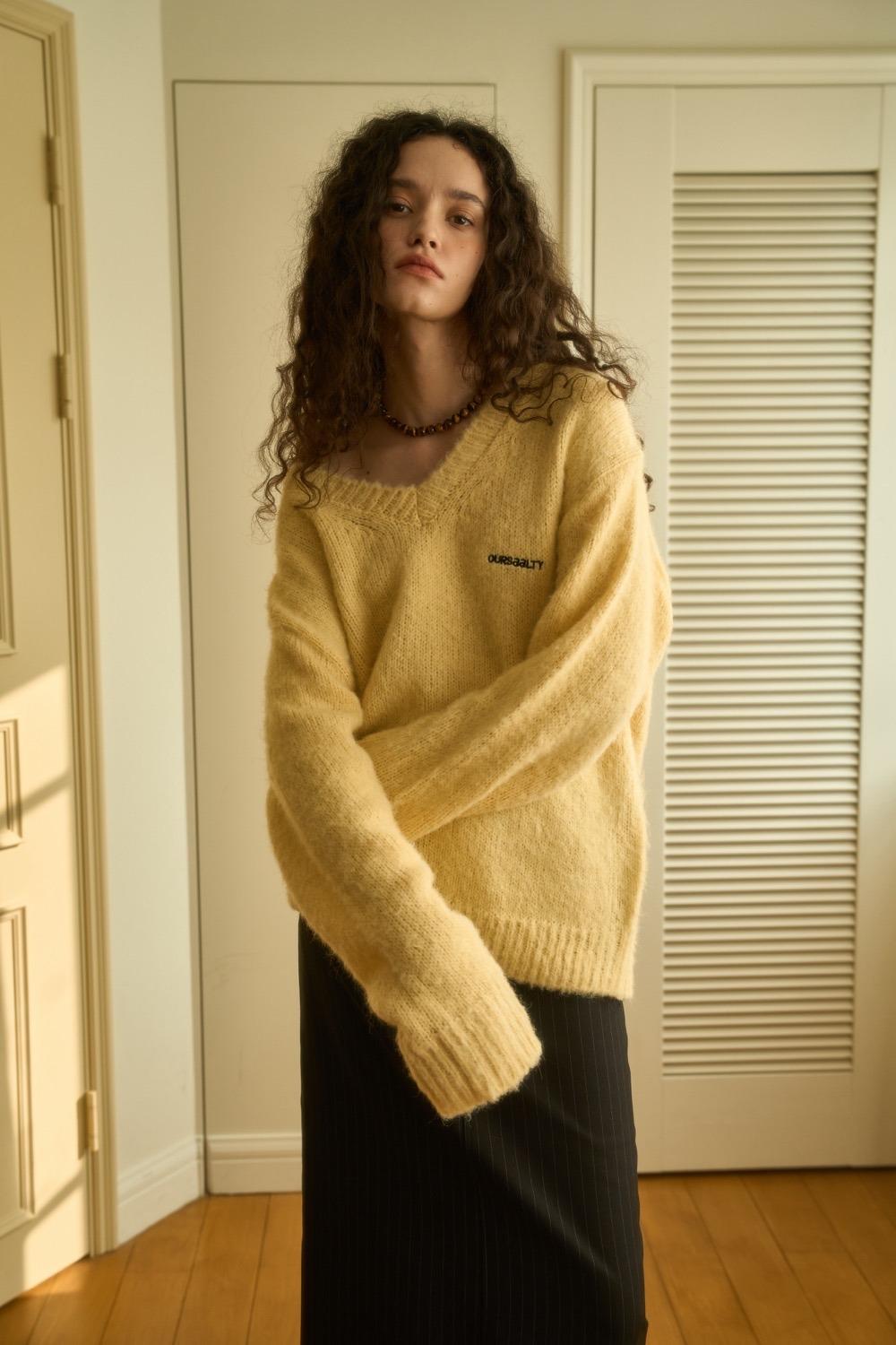 [11/15 예약배송] Light Woolpaca Knit / Butter