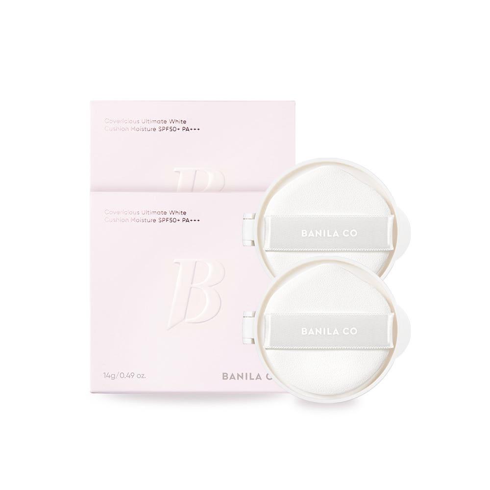 [바닐라코] 커버리셔스 얼티밋 화이트 쿠션 모이스처 리필 14G 2개 SET (SPF50+++)