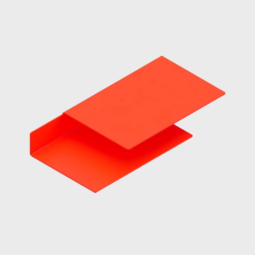 Float Shelf, Luminous-orange