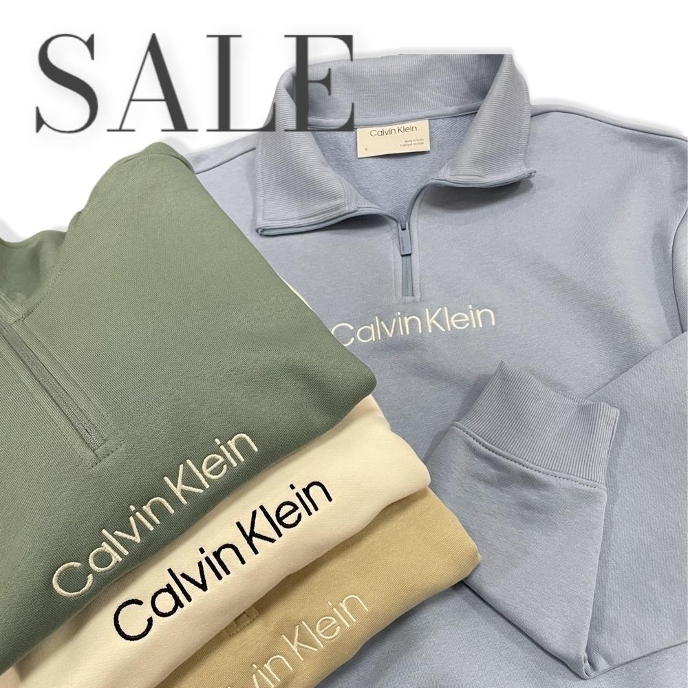 (소량할인✨) 💎캘빈클라인 남녀공용 하프집업 맨투맨 6종